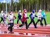 По осени жизни идут скандинавской ходьбой